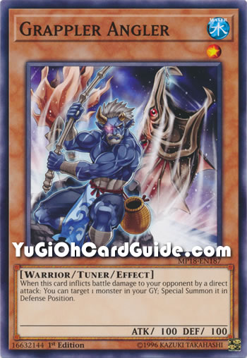Yu-Gi-Oh Card: Grappler Angler