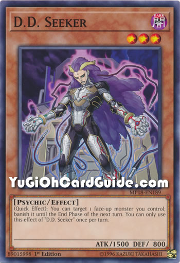 Yu-Gi-Oh Card: D.D. Seeker