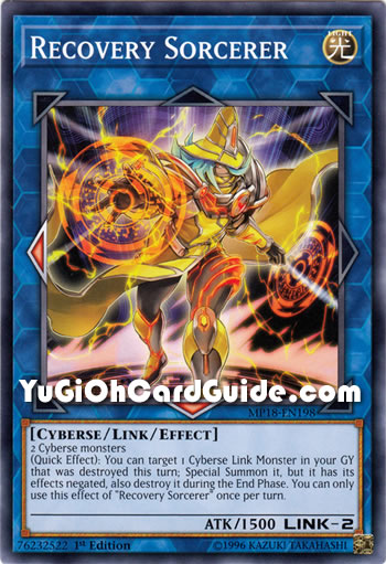 Yu-Gi-Oh Card: Recovery Sorcerer