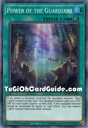Yu-Gi-Oh Card: Power of the Guardians