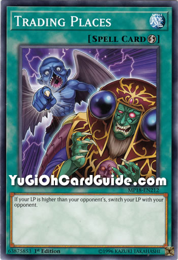 Yu-Gi-Oh Card: Trading Places