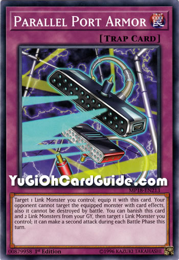 Yu-Gi-Oh Card: Parallel Port Armor