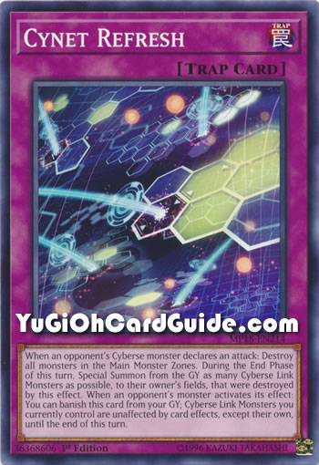 Yu-Gi-Oh Card: Cynet Refresh