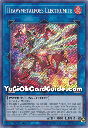 Yu-Gi-Oh Card: Heavymetalfoes Electrumite
