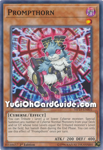 Yu-Gi-Oh Card: Prompthorn