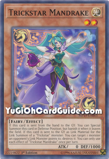 Yu-Gi-Oh Card: Trickstar Mandrake