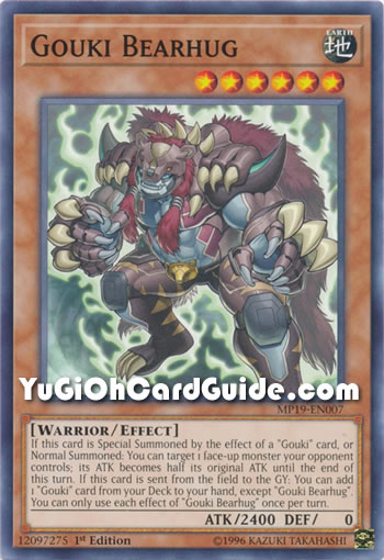 Yu-Gi-Oh Card: Gouki Bearhug