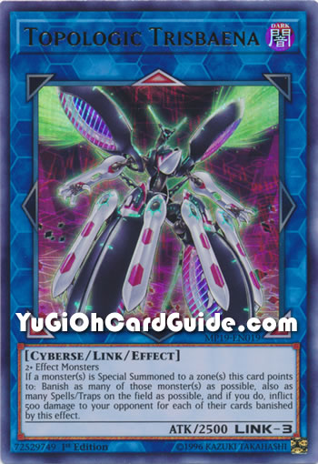 Yu-Gi-Oh Card: Topologic Trisbaena