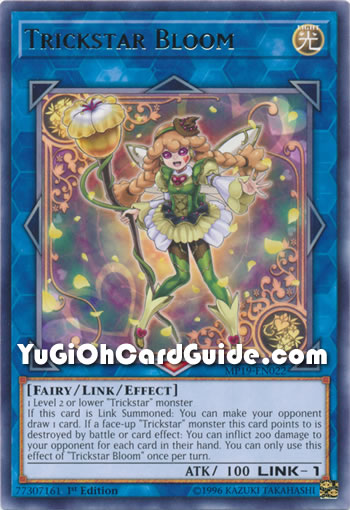 Yu-Gi-Oh Card: Trickstar Bloom