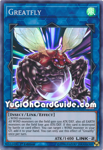 Yu-Gi-Oh Card: Greatfly