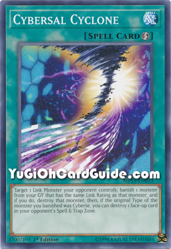 Yu-Gi-Oh Card: Cybersal Cyclone