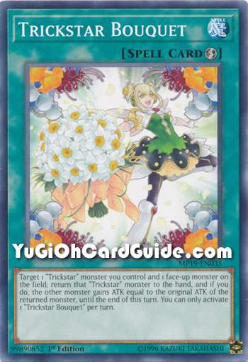 Yu-Gi-Oh Card: Trickstar Bouquet