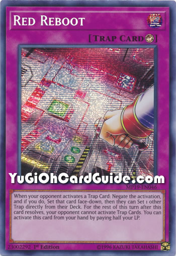 Yu-Gi-Oh Card: Red Reboot