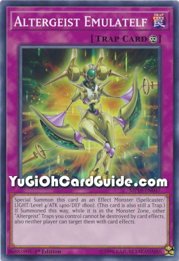 Yu-Gi-Oh Card: Altergeist Emulatelf