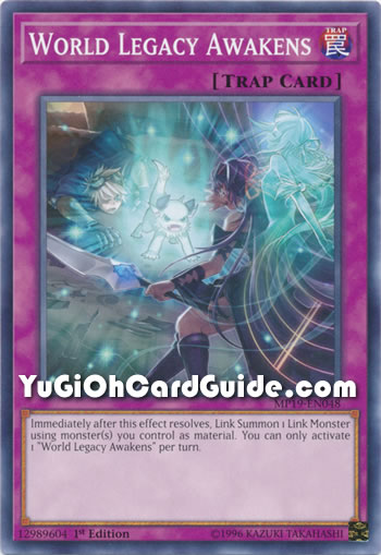 Yu-Gi-Oh Card: World Legacy Awakens