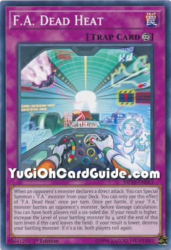 Yu-Gi-Oh Card: F.A. Dead Heat