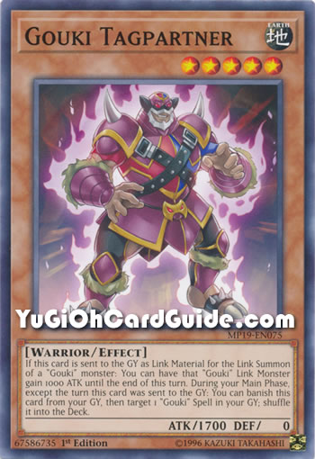 Yu-Gi-Oh Card: Gouki Tagpartner