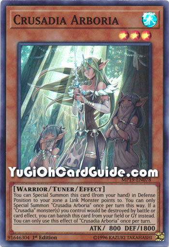 Yu-Gi-Oh Card: Crusadia Arboria