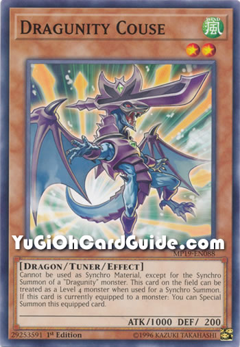 Yu-Gi-Oh Card: Dragunity Couse