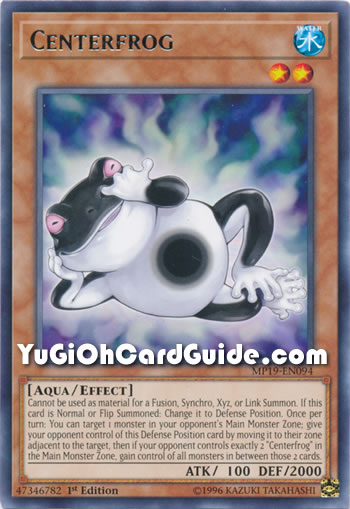 Yu-Gi-Oh Card: Centerfrog