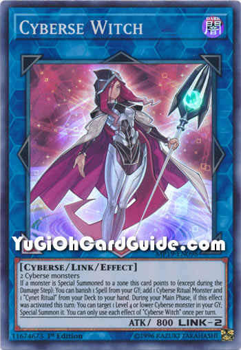 Yu-Gi-Oh Card: Cyberse Witch