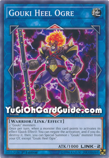 Yu-Gi-Oh Card: Gouki Heel Ogre