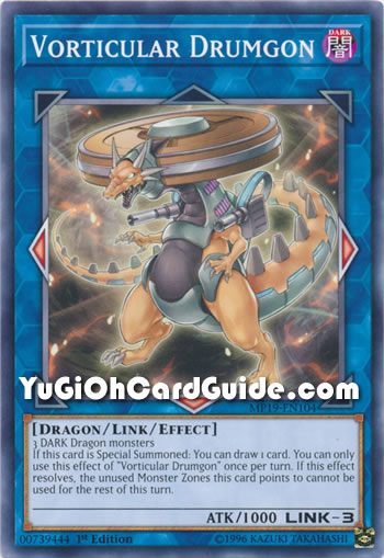 Yu-Gi-Oh Card: Vorticular Drumgon