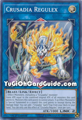 Yu-Gi-Oh Card: Crusadia Regulex