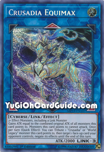 Yu-Gi-Oh Card: Crusadia Equimax
