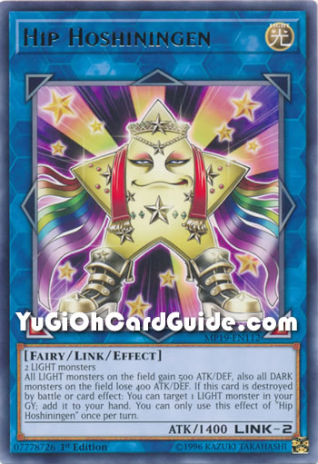 Yu-Gi-Oh Card: Hip Hoshiningen
