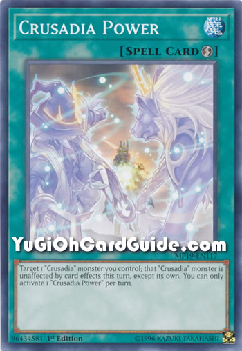 Yu-Gi-Oh Card: Crusadia Power