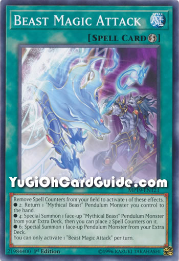 Yu-Gi-Oh Card: Beast Magic Attack