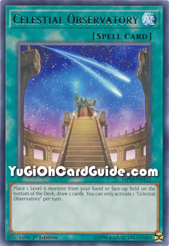 Yu-Gi-Oh Card: Celestial Observatory