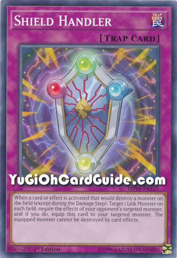 Yu-Gi-Oh Card: Shield Handler