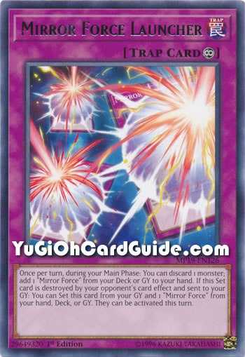 Yu-Gi-Oh Card: Mirror Force Launcher