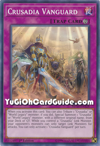 Yu-Gi-Oh Card: Crusadia Vanguard