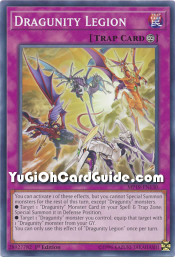Yu-Gi-Oh Card: Dragunity Legion