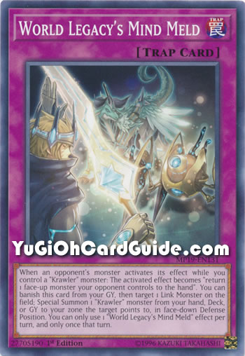 Yu-Gi-Oh Card: World Legacy's Mind Meld