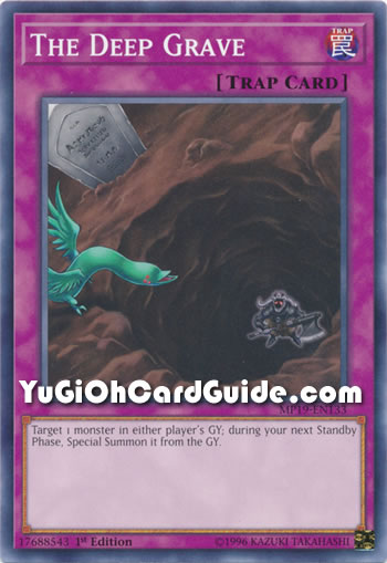Yu-Gi-Oh Card: The Deep Grave