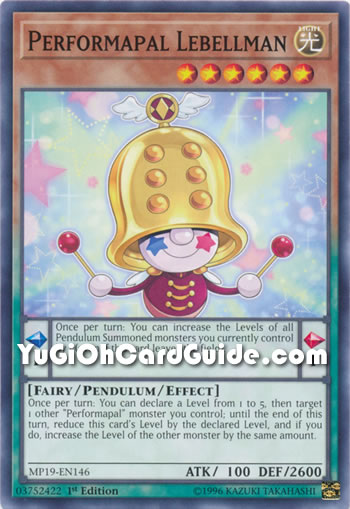 Yu-Gi-Oh Card: Performapal Lebellman