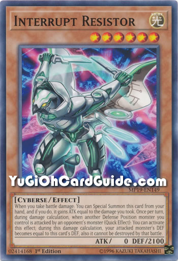 Yu-Gi-Oh Card: Interrupt Resistor