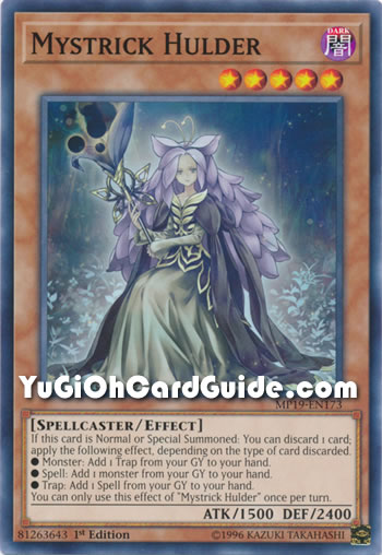 Yu-Gi-Oh Card: Mystrick Hulder
