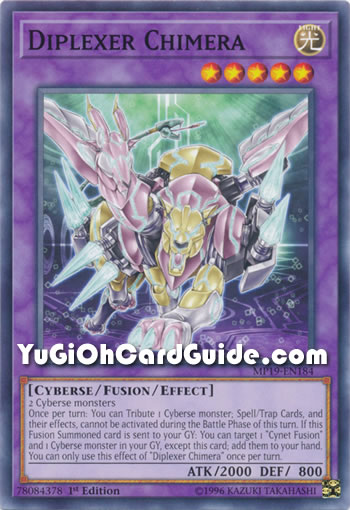 Yu-Gi-Oh Card: Diplexer Chimera