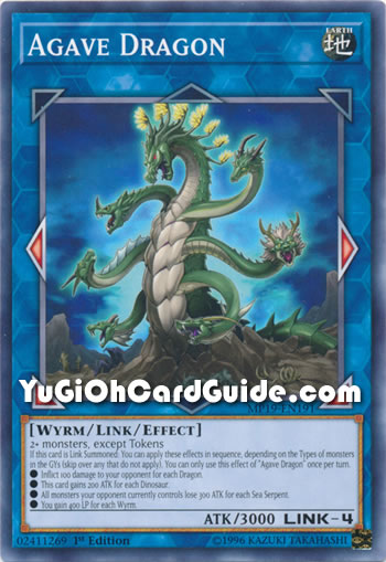 Yu-Gi-Oh Card: Agave Dragon