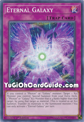 Yu-Gi-Oh Card: Eternal Galaxy