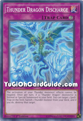 Yu-Gi-Oh Card: Thunder Dragon Discharge