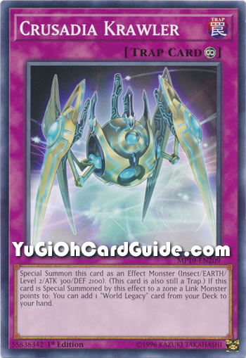 Yu-Gi-Oh Card: Crusadia Krawler