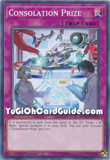 Yu-Gi-Oh Card: Consolation Prize