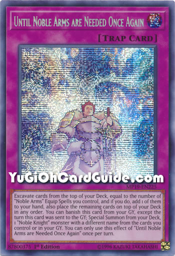 Yu-Gi-Oh Card: Until Noble Arms are Needed Once Again