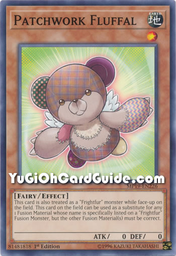 Yu-Gi-Oh Card: Patchwork Fluffal
